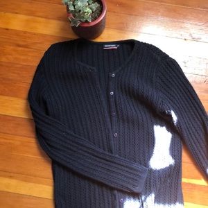 Denver Hayes navy blue cardigan